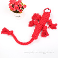 Lizard Shape Rope Dental Toy Ready Pet Toy